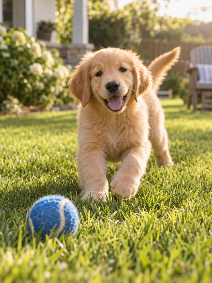 Happy pups
